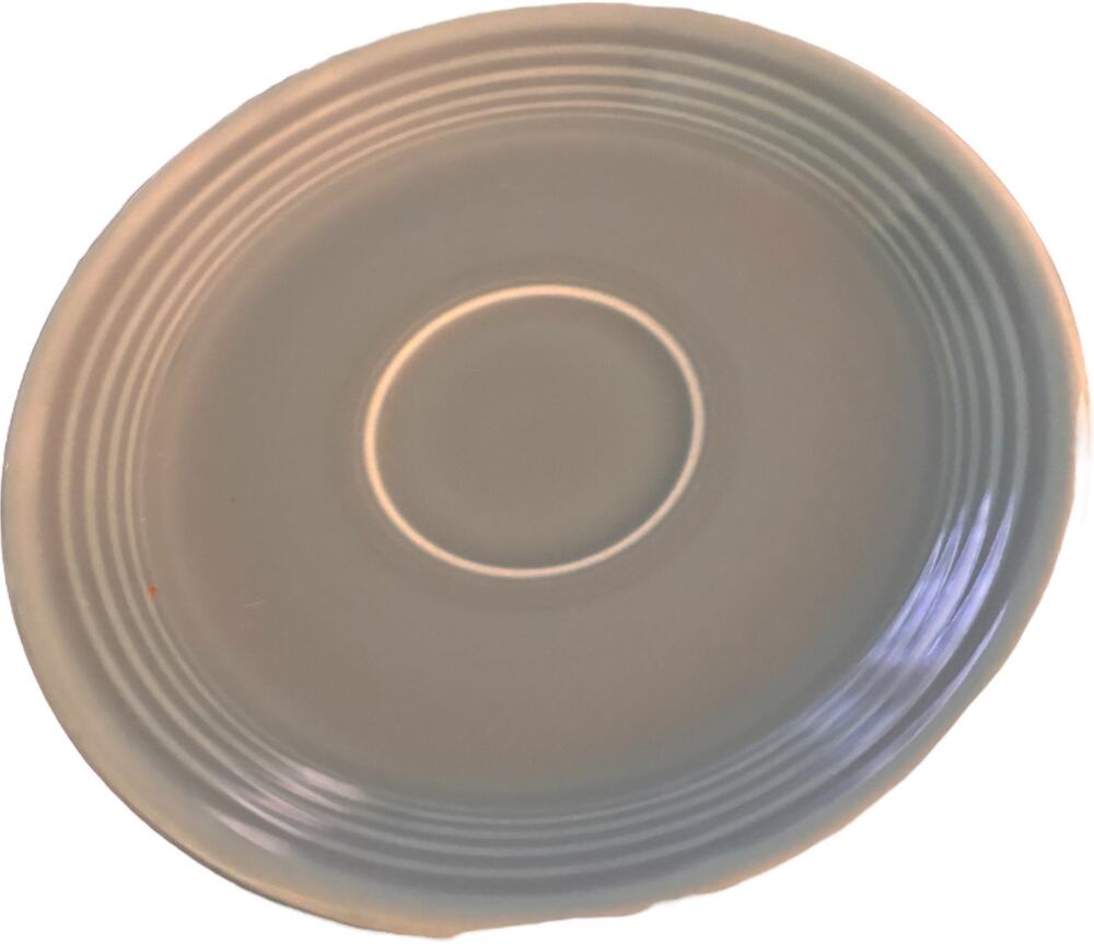 FIESTA SAUCER PLATE TURQUIOSE 6 IN HOMER LAUGHLIN